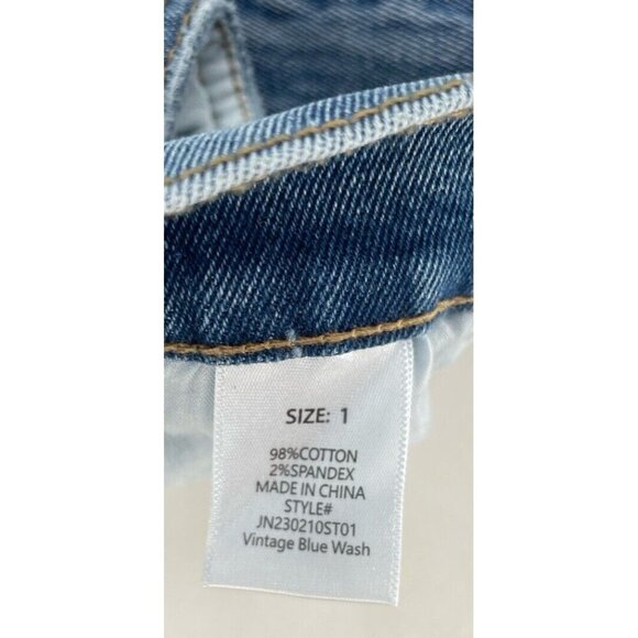 NWT Fashion Nova Women’s Classic 90s Low Stretch Straight Leg Jeans Size 1 - Picture 5 of 9